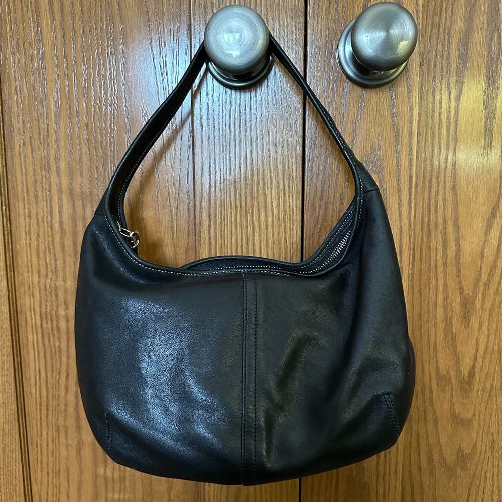 Coach Black Leather Ergo Hobo Shoulder Bag, Vintage EUC - Picture 2 of 8